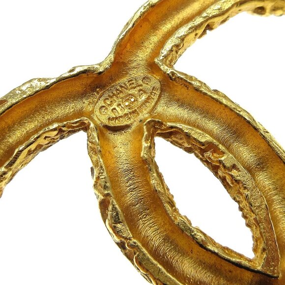 Chanel CC Brooch Pin Gold 93A 27140 - Picture 2 of 4